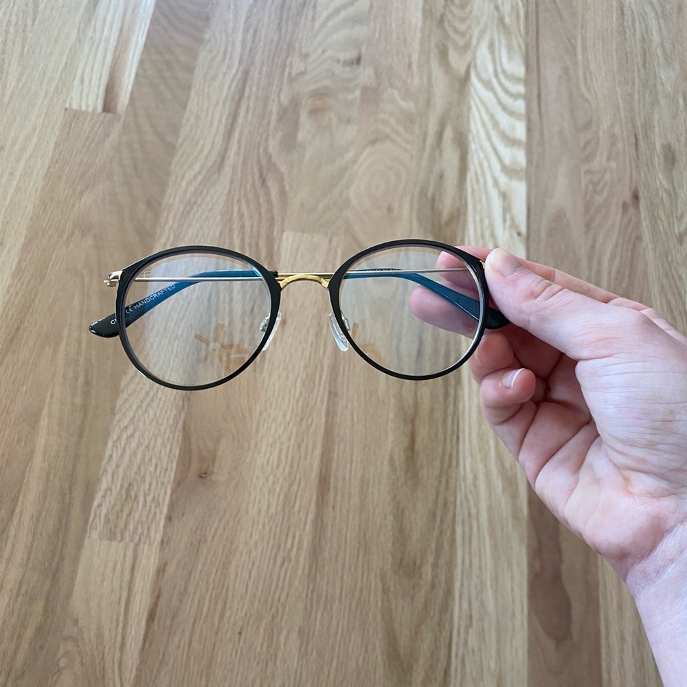 UO Round Metal Blue Light Glasses